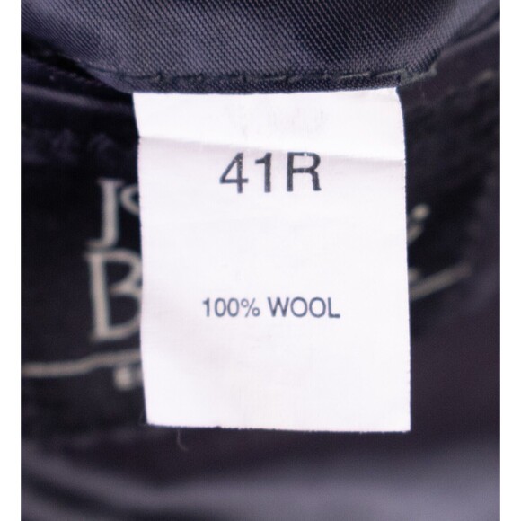 Jos A Bank 2-Pc Stripped Gray Suit Jacket Blazer Jacket Size 41R/S Pants 34X31 - Picture 12 of 16